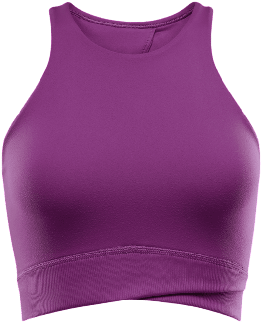Nike One Twist Brassière de sport à col montant, maintien léger et doublure légère pour femme