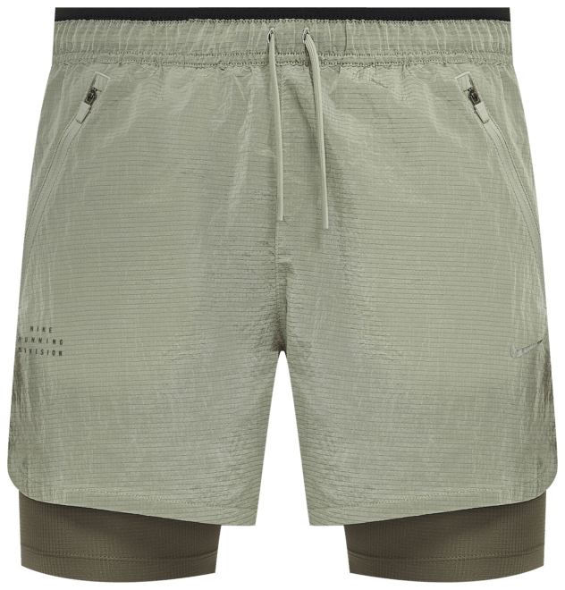 ナイキ ストライド ランニング ディビジョン メンズ 13cm Dri-FIT 撥水 2イン1 ランニングショートパンツ