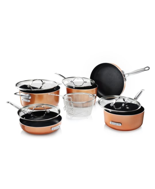 StackMaster 10-Piece Nonstick Ceramic Coating Cookware Set