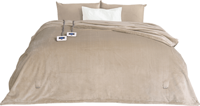 Luxe Plush Digital Electric Blanket, Queen