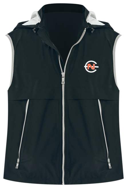 Men's Competition Zip-Front Lightweight Water-Resistant Vest