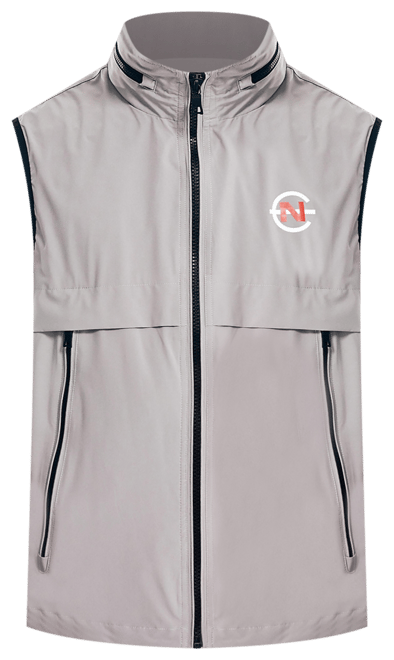 Men's Competition Zip-Front Lightweight Water-Resistant Vest