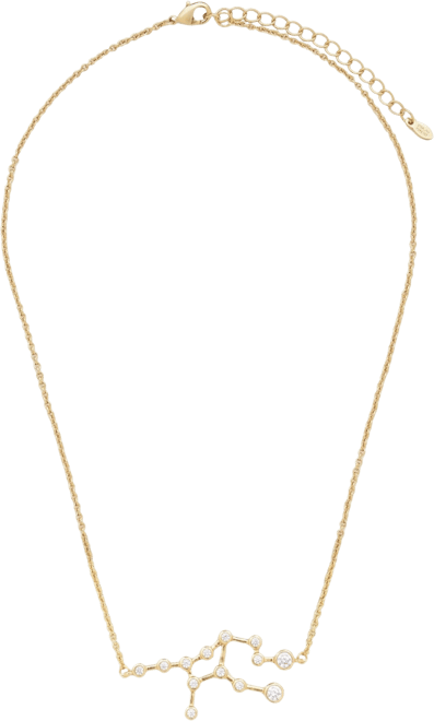 Women's When Stars Align Constellation Necklace in 14k Gold Plate