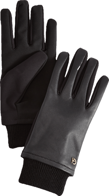 Women's Stretch-Palm Leather Gloves
