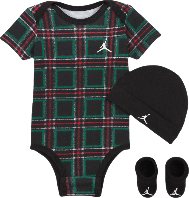 Jordan Brooklyn Essentials Conjunto en caja de 3 piezas para bebé (0-9 meses)