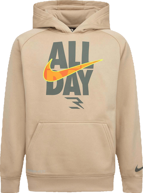 Nike 3BRAND by Russell Wilson Big Boys Dri Fit Fleece Hoodie