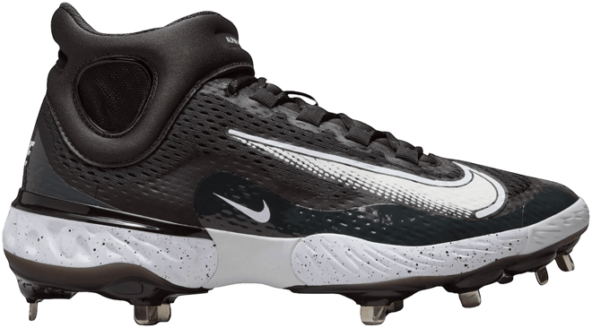 Nike Men's Alpha Huarache Elite 4 Mid Metal Baseball Cleats