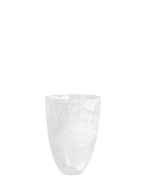 5.9" Contrast White Vase