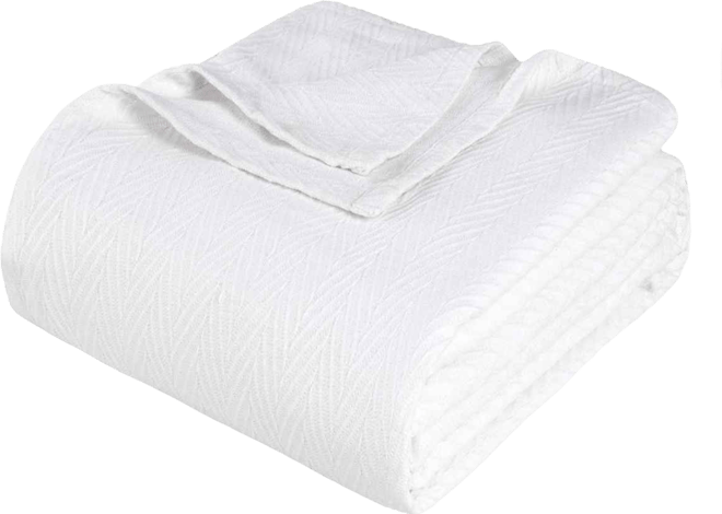 Chevron All-Season Cotton Throw, 50" x 60"