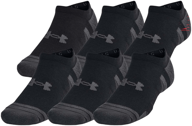 Under Armour Unisex UA Performance Tech No Show - 6-Pack | Dick's