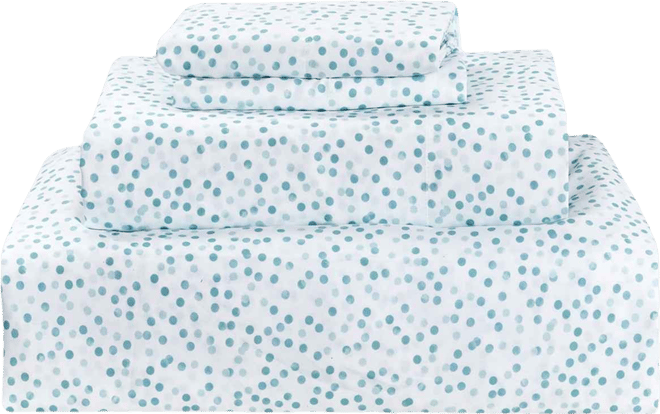 Sunham Microfiber Easy Care Printed 4-Pc. Sheet Set, King