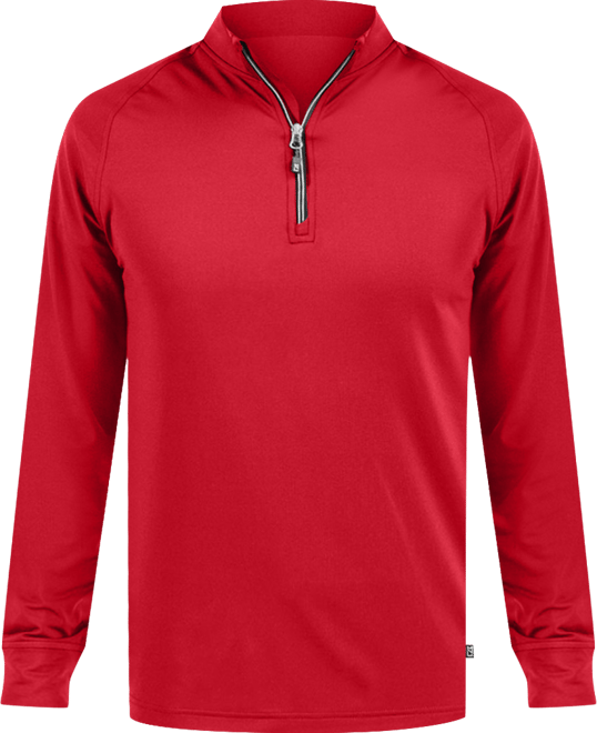 Adapt Eco Knit Stretch Recycled Mens Quarter Zip Pullover Jacket