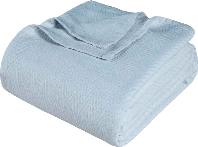 Chevron All-Season Cotton Blanket, Full/Queen