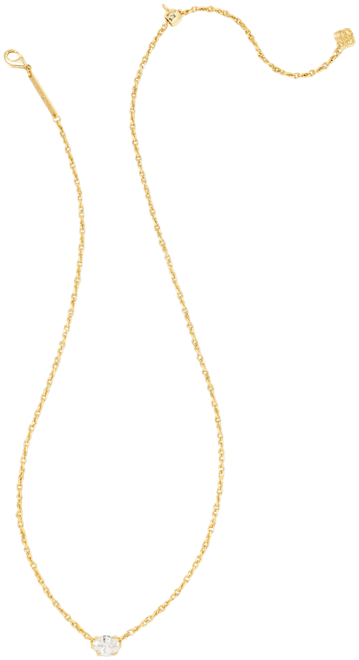 14k Gold-Plated Cubic Zirconia 19" Pendant Necklace