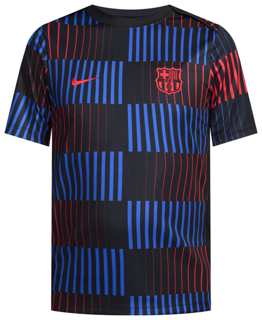 FC Barcelona Academy Pro Extérieur Haut de foot à manches courtes d'avant-match Nike Dri-FIT pour homme