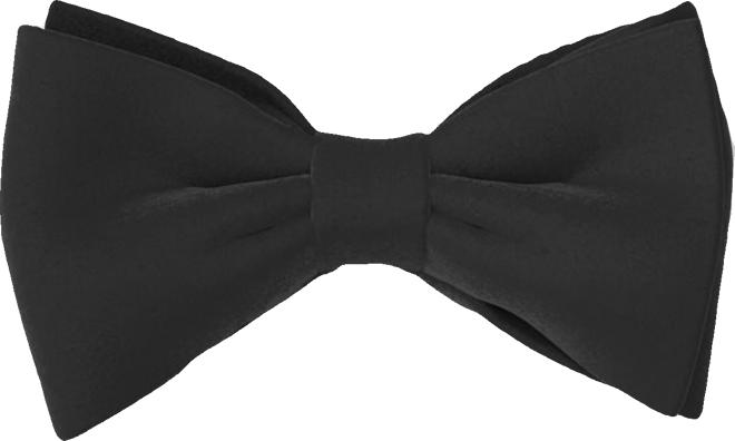 Hugo by  Men's Black Bow Tie
