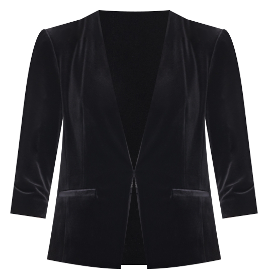 Eliza J Velvet Jacket Macy s