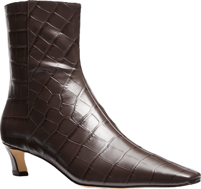 MICHAEL Michael Kors Women s Cosmo Croc Embossed Kitten Heel Booties Macy s