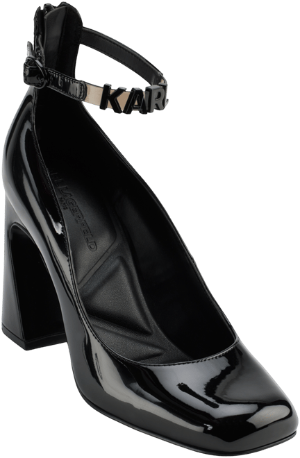 KARL LAGERFELD PARIS Women's Pavla Ankle Strap Pumps - Macy's