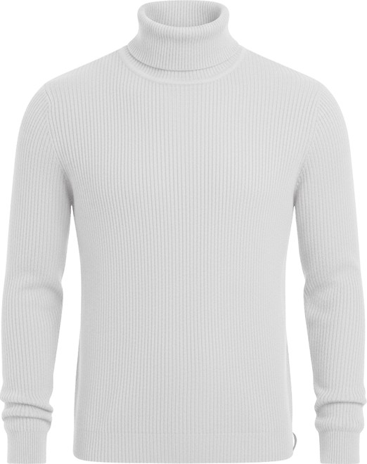 Men's Ribbed Turtle Neck Sweater