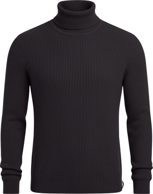 Men's Ribbed Turtle Neck Sweater