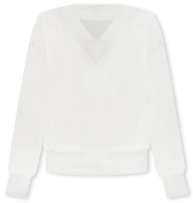 Women's Fleece V-Neck Sweatshirt, Created for Macy's