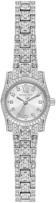 Women's Lexington Three-Hand Silver-Tone Stainless Steel Watch 19mm