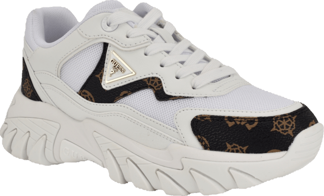 Women's Nowah Triangle Lace-Up Chunky Fashion Sneakers