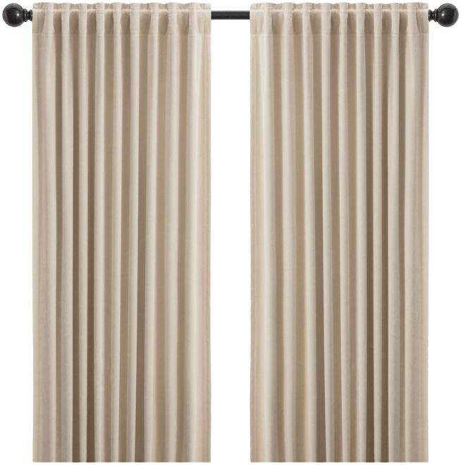 Premium 2-Panel Blackout Velvet Curtains
