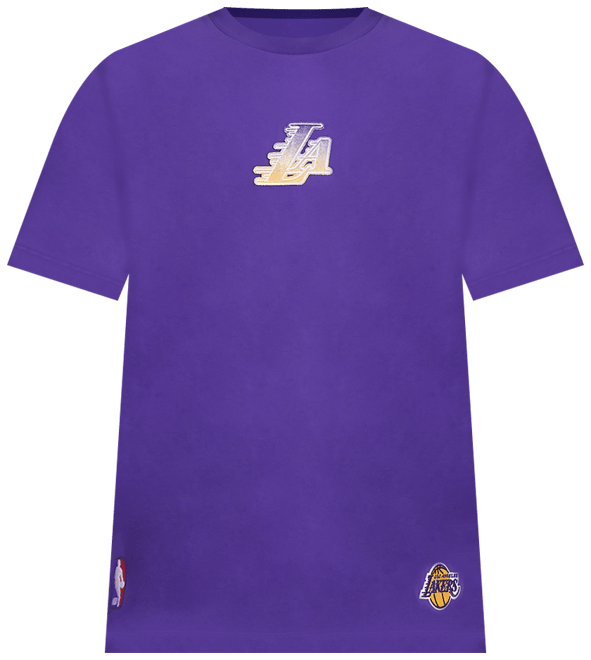 Pro Standard Lakers Oversized Large Letters CJ DS T-Shirt