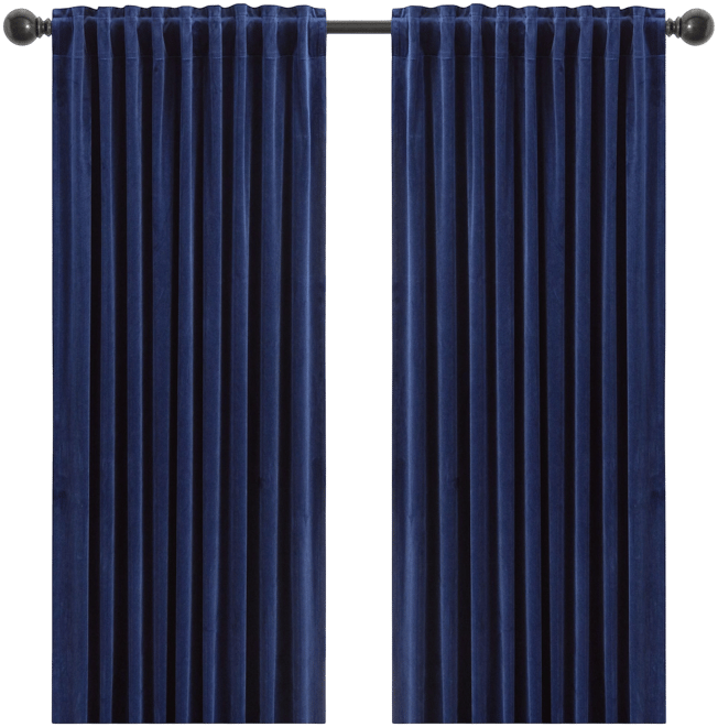Premium 2-Panel Blackout Velvet Curtains