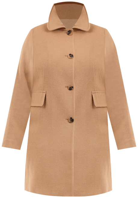 Anne Klein Plus Size Single Breasted Walker Coat Created for Macy s Macy s