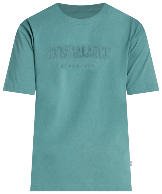 New Balance Heren Embossed Varsity Jersey T-Shirt