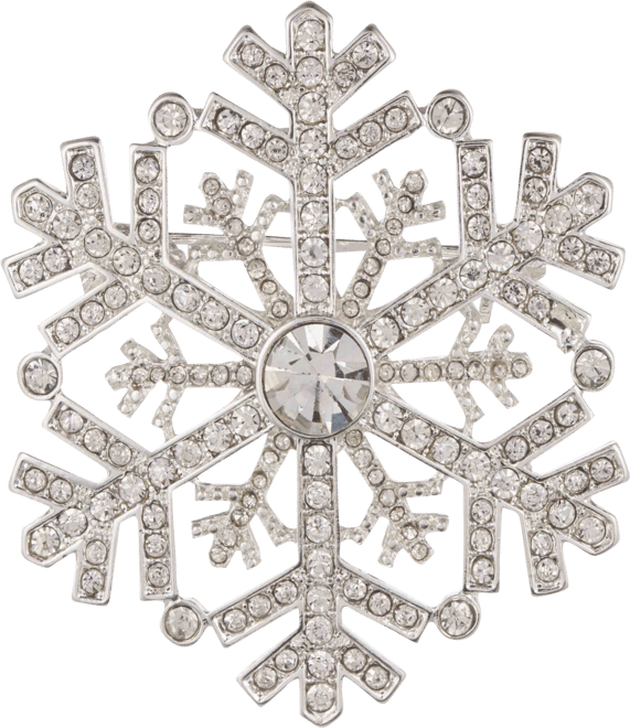 Swarovski snowflake pin discount