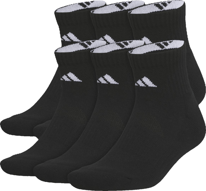 adidas Unisex Performance 6-Pack Quarter-Length Socks | Dick's