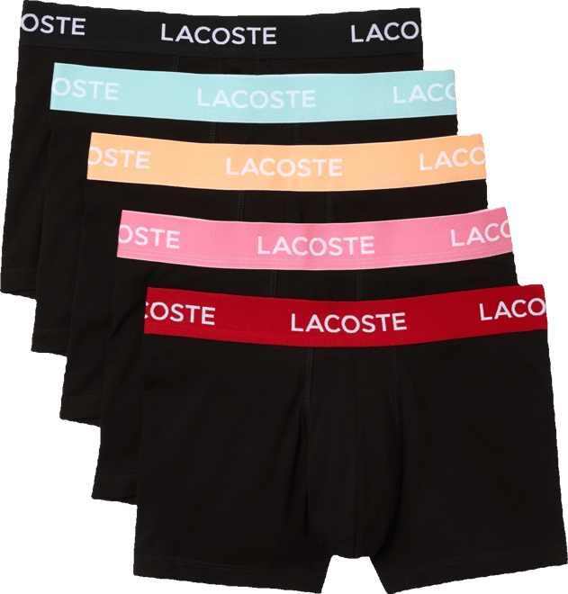 Men's 5-Pack Regular-Fit Stretch Logo Band Boxer Briefs