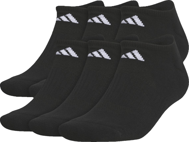 adidas Unisex Performance 6-Pack No Show Socks
