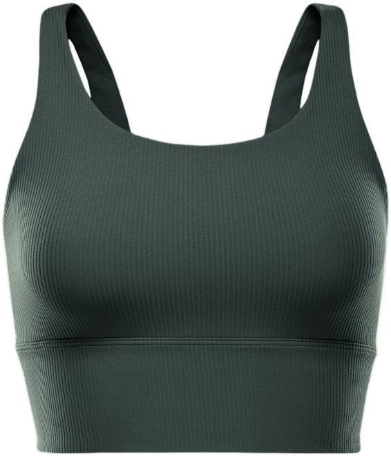 Nike Zenvy Rib Women's Light-Support Padded Longline Sports Bra