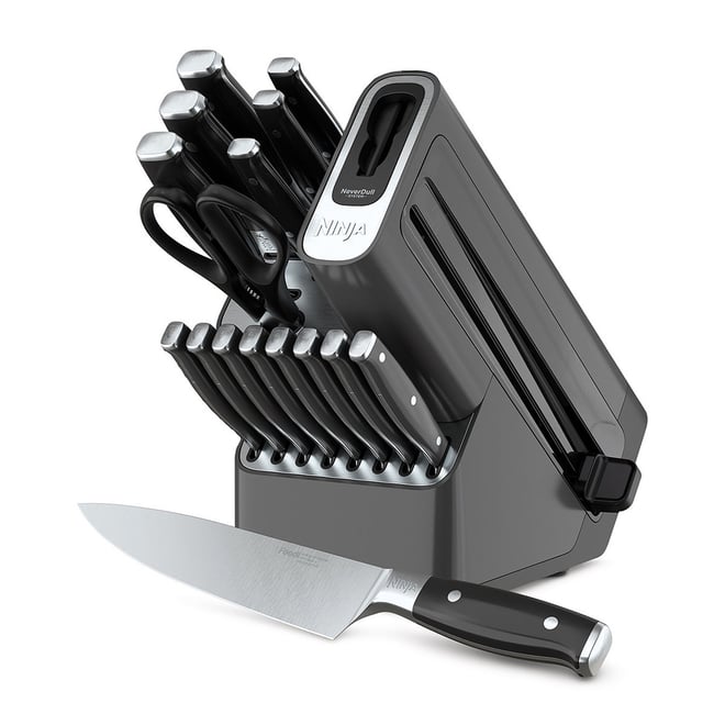Ninja Neverdull System 17-pc. Knife Block Set K32017, Color: Black