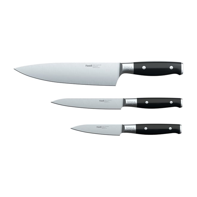 Ninja Neverdull System 3-pc. Knife Set K32003, Color: Black - JCPenney