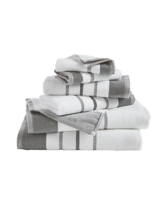 . Luxurious Cotton Decorative 6-Piece Bath Towel Set