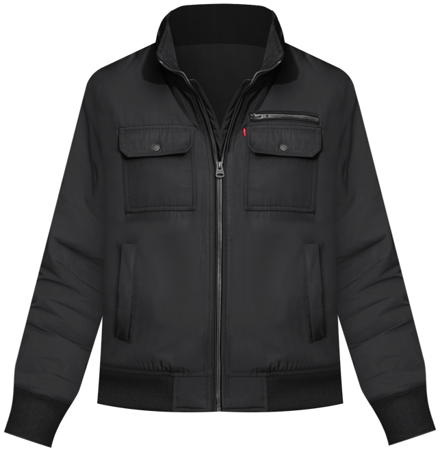 Men's Twill Stand-Collar Jacket