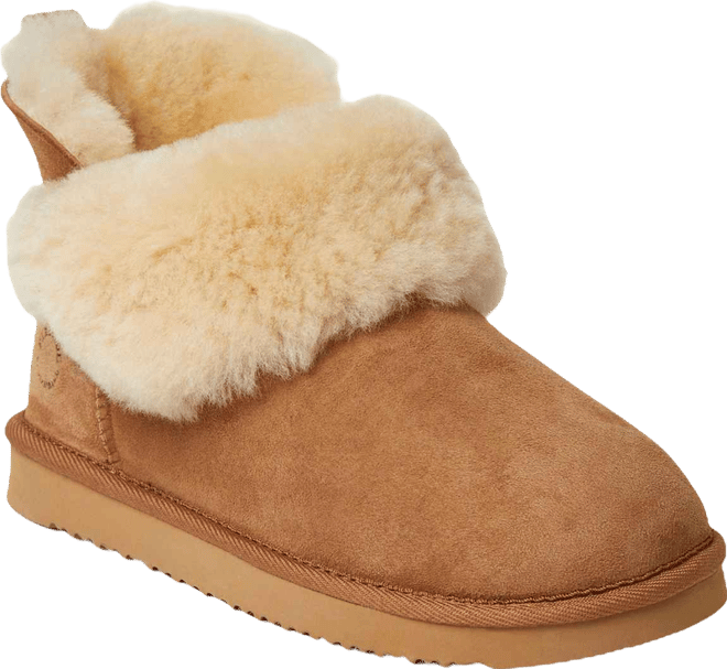 Fireside By  Women's Perth Genuine Shearling Foldover Boot