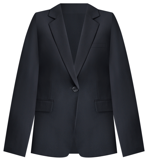 Women's Single-Button-Front Long-Sleeve Jacket