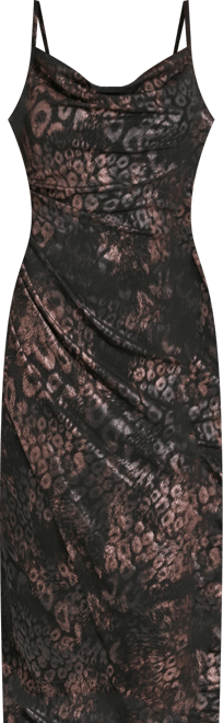 Women's Foiled Knit Bodycon Dress