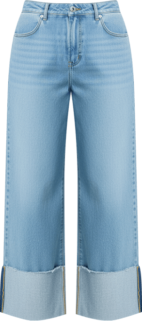 Women's Plus Size Tall Cuff Jean