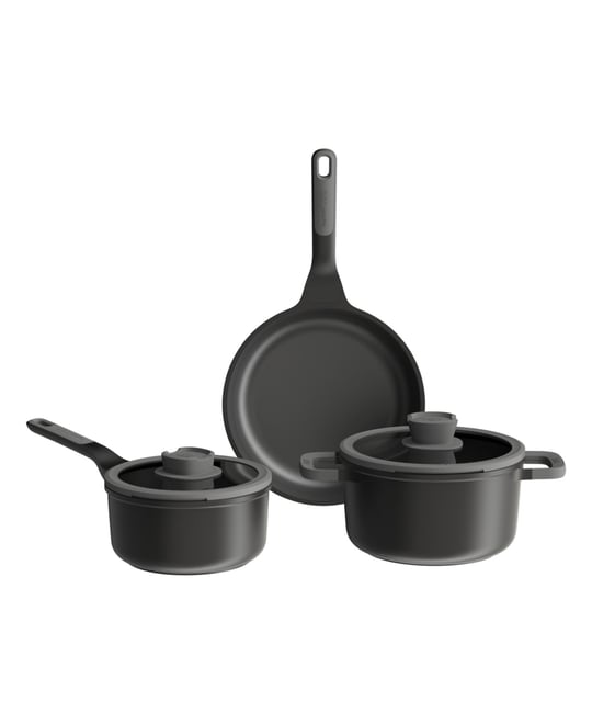 Leo Stone+ 5pc Nonstick Ceramic Cookware Set, Recycled