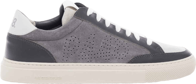 Men's Soho Perforated Logo Low-Top Sneakers