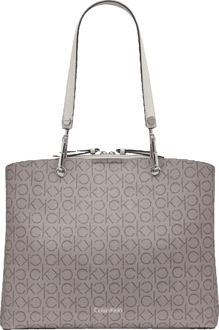 Garnet Signature Triple Compartment Top Zipper Tote