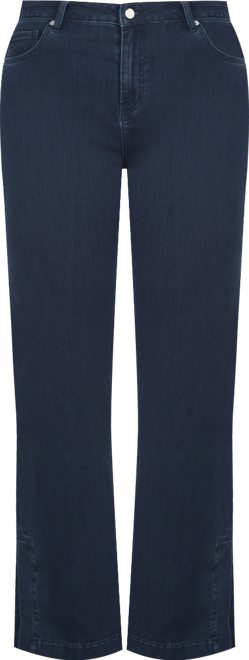 Women's High Waist Split Hem Flared Jeans